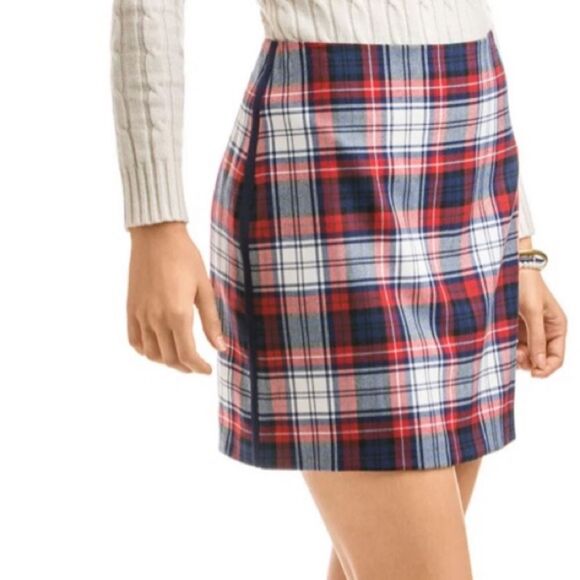 Vineyard Vines Wool Plaid Skirt, Women’s Size 6 - Picture 13 of 13